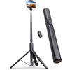 ANXRE 180cm Treppiede Per Smartphone Monopiede Portatile, NT79 Estensibile Bastone Selfie Cavalletto Per Smartphone Selfie Stick Compatibile Con iPhone/Samsung/Gopro/Telecamera