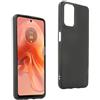 REY Cover in Gel TPU Nera per Motorola Moto G04 4G - Moto G04s 4G - Moto E14 4G, Ultra Sottile 0,33 mm, Morbido Flessibile, Custodia Silicone