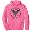Devozione a San Michele Arcangelo disegn Difendici nella Battaglia San Michele Arcangelo Felpa con Cappuccio, Unisex per Adulti, Rosa Acceso, S