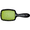 Jäneke SUPERBRUSH nero - Verde - 20,5 cm professionale - spazzola ventosa ideale per districare e asciugare senza seccarsi (71SP226 VER)