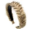 OIXEYA Cerchietto a Treccia per Capelli Donna Fascia per Capelli Intrecciata Cerchietto Treccia con Capelli Finti Accessori per Capelli Donna Ragazza