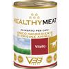 VBB 400 g VBB HealthyMeat Alimento Dietetico Completo Monoproteico Cibo Umido Paté per Cani Adulti con Vitello Grain Free e Gluten Free