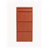 Kare Design Scarpiera con scomparti a ribalta Caruso - Terracotta