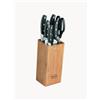 RÖSLE Set ceppo con 5 coltelli e 1 paio di forbici Cuisine 7 pz -