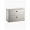 String Furniture Cassettiera String System, larg. 58 x prof. 30 cm