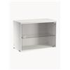 String Furniture Vetrina con anta battente in vetro String System, larg. 58 x prof. 30 cm
