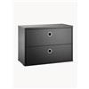 String Furniture Cassettiera String System, larg. 58 x prof. 30 cm