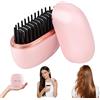 LOPHE Spazzola Lisciante Portatile, Mini Piastra per Capelli Ceramica, 3 Temperature(160-200℃), Riscaldamento Rapido e Ricarica, Adatta per Capelli Fini e Morbidi(Rosa-A)