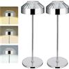 LuminexDesigns Lámpara de Mesa LED Recargable Pack de 2 TL16 VIOA