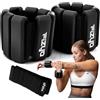Fizyo Set Pesi per Caviglie e Polsi Regolabili in Silicone per Fitness, Corsa, Yoga, Pilates, Piscina e Riabilitazione per Donna, Uomo e Bambino - 2 x 225 g, Blu