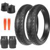ZUKKA Confezione da 2 pneumatici per fat bike, 20 pollici 20x3.0 pneumatici fat 76-406 Plus Confezione da 2 camere d'aria 20 pollici 20x3.0 per e-bike mountain bike heavy duty snow bike