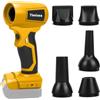 Timisea Soffiatore per foglie Turbo Jet Dewalt, 18 V/20 V, motore senza spazzole, velocità variabile, per animali domestici, computer, barbecue, neve, auto, asciugatrice (senza batteria)