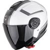 Scorpion casco jet Exo-City II Cosmo Bianco Perla-Argento
