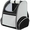 TRIXIE Zaino Chloe, 39 × 43 × 27 cm, grigio chiaro/nero