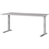 GERMANIA DIE MÖBELMACHER Germania Scrivania 7911-643, in cashmere/argento, regolabile in altezza, 160 x 91 x 80 cm (LxAxP)