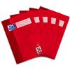 Oxford Quaderno A4, 16 fogli, rigatura 26, a quadretti, 5 pezzi
