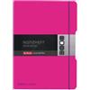 Herlitz - Taccuino my.book flex, formato A4, con copertina intercambiabile in PP ed elastico di chiusura, 2 x 40 fogli, colore: Rosa/Viola