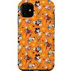 Disney - Stampa elettrica Topolino e amici, colore: Arancione Custodia per iPhone 11