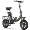Hidoes Bicicletta elettrica pieghevole Hidoes C5 con batteria da 36 V 10,4 Ah