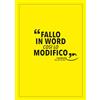 Majosta Fallo in word, coì lo modifico.: Quaderno puntini divertente per grafici | idee regalo per graphic designer | Taccuini umorismo per un collega, amico, ... da grafici | Sketch Book per loghi e marchi