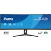 iiyama ProLite XCB4594DQSU-B1 Monitor curvo ultra-wide da 45 con risoluzione Dual QHD e supporto regolabile in altezza
