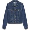 VERO MODA VMLUNA LS Slim DNM Jacket Mix GA Noos Giacca, Medium Blue Denim, S da Donna