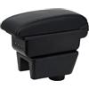 YJYWZH Braccioli Compatibile con Seat Ibiza 6J Braccioli Ibiza 4 IV 2008-2016 Bracciolo Nero Auto Scatola Portaoggetti Centro Interni Parti di Retrofit