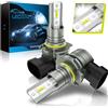 Sycreek 9012 HIR2 LED Lampadine,22000LM CanBus Senza Errori 6500K Super Brillante Fari Abbaglianti e Anabbaglianti, Kit Sostituzione Lampada Alogena E Fari Allo Xenon,2 Lampadina Hir2
