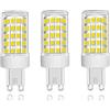 ZFQ G9 Lampadina LED 10W, bianco freddo 6000K, equivalenti a 150W Alogene, 86 LED, 1000Lm, Angolo di Diffusione 360°, Ultra Luminose, AC 220-240V, Non Dimmerabile, Confezione da 3