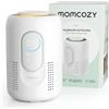 Momcozy Purificatore d'Aria per Cameretta, 4 Filtri HEPA H13 + Carbone Attivo, Monitor PM2.5 in Tempo Reale con Display 3 Colori, Sleep 21 dB, Luce Notturna Dimmerabile