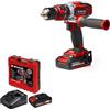 Einhell TE-CD 18/48 Li-i (2x2,0Ah) Trapano a percussione a batteria Power X-Change (18 V, percussione, 2 velocità, mandrino 13mm, incl. due Batterie 2,0 Ah e caricabatteria)