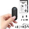 Winnes 4K Action Cam Mini Bodycam WiFi Sportive Camera 120°, 30FPS POV Registrazione,Macchina Fotografica Subacquea Impermeabile 30m Mini Portatile Videocamera Magnete Clip per Casco da Bici/Moto,Nero