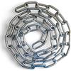 RSE Pro Catena in metallo da 10 mm, resistente, resistente alla ruggine, in acciaio inox zincato, lucido, per cancelli di sicurezza, recinzioni, palestra, sollevamento pesi, maglie saldate a lunga durata (10