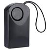 Dioche Allarme Porta Hagen Allarme Porta Portatile Abs Nero 120Db Sensore Tattile Wireless Antifurto Allarme di Sicurezza Manopola Porta Rumorosa