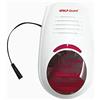 Wolf Guard - Sirena stroboscopica wireless da 110 dB, impermeabile per esterni per la sicurezza