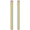 PATIKIL Albero Maniglia Pulsante Quadrato 130x8mm, 2pz Albero Maniglia Porta Ricambio Acciaio Carbonio Barra Albero Maniglia Ricambio per Parte Serrature Incastro, Oro