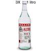 (3 BOTTIGLIE) Pallini - Alcool 96° - 100cl - 1 litro