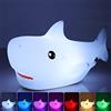 Tremdwoto Luce notturna per bambini, Squalo lampada per bambini a 7 colori che cambia colore, luce notturna in silicone a pagamento USB per regalo di compleanno per bambini della scuola materna