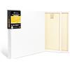 Elan Tela per Dipingere 60x60 380 gr, Set da 4 Tele per Dipingere 60x60, 100% Cotone Tele Pittura Grandi, Canvas for Painting 380 GSM, Tela 60x60