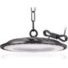 JINABLOSSY UFO LED High Bay Light, 100 W, 6000 K, bianco freddo, lampada da officina, 10000 lm, IP65, impermeabile, per fabbriche, garage, magazzini