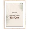 kollyseek noir 50x70cm telaio foto in legno massello con cornice pino montatura in bianco