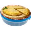 Mypicompany. Contenitore Rotondo per Alimenti con Coperchio, 2200 ml, in Plastica per Tortilla di Patata, Senza BPA.