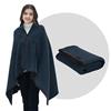 ACUSHLA Coperta portatile in lana merino, calda coperta per TV (lana), regalo di compleanno per uomini e donne (160 x 100 cm, grigio)