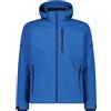 CMP - Giacca da uomo con cappuccio removibile in softshell ripstop, Zaffiro, 48