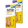 AdTab Compresse Masticabili Gatto 0,5-2kg 12 MG KIT 6 COMPRESSE