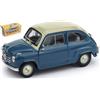 BRUMM BM0247-05B FIAT 600 1a SERIE 1955-1969 BLEU CHIARO/BICOLORE AVORIO 1:43 Mo