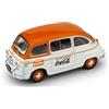 BRUMM BM0648 FIAT 600D MULTIPLA COMMERCIALE FANTA/COCA COLA 1961 1:43 Modellino