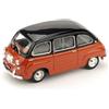 Brumm BM0333-08 FIAT 600 MULTIPLA D 1960 NERO/ROSSO CORALLO 1:43 Modellino