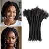 YANTAISIYU 10 Strands Human Dreadlocks Extension 100% Capelli Umani Full Handmade Loc Extension Locs Braids Crochet Hair per Uomo/Donne (6 Inch 0.6cm 10 Strands)