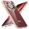 Oududianzi - Anti Ingiallimento Chiaro Cover per Honor Magic 8 Lite, Custodia Antiurto Trasparente per Assorbimento degli Urti con Paraurti in TPU Morbido Sottile Case